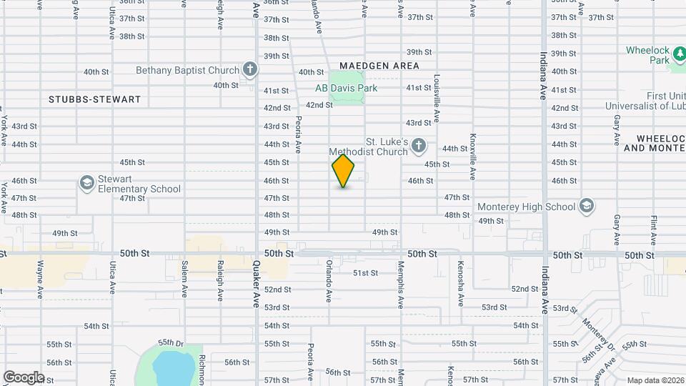 4010 47th St Map and Location Details