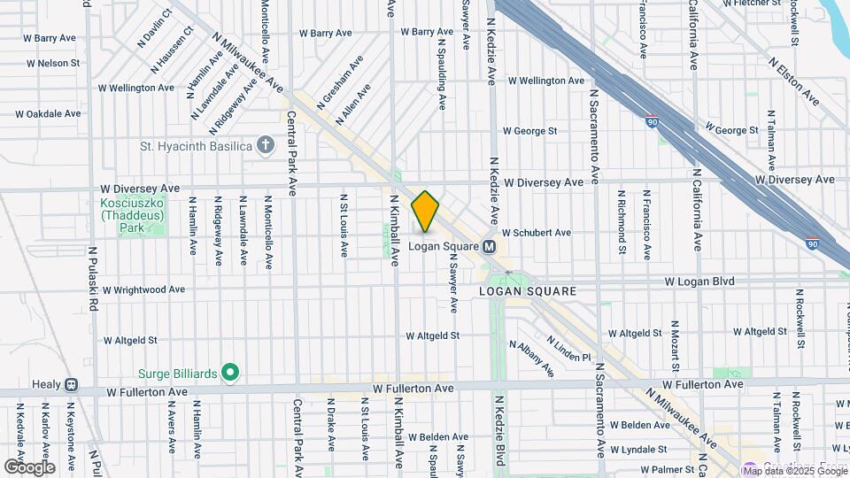 2645 N Spaulding Ave Map and Location Details