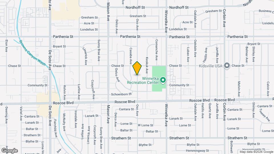 8431 Oso Ave Map and Location Details