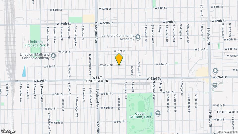 1425 W 62nd St Map and Location Details