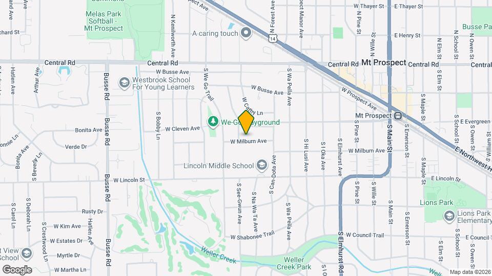 808 W Milburn Ave Map and Location Details