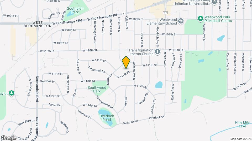 4400 W 111th St Map and Location Details