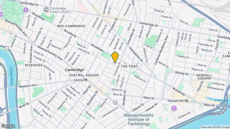 207 Harvard St, Unit 2T Mapa y Detalles de la Ubicación