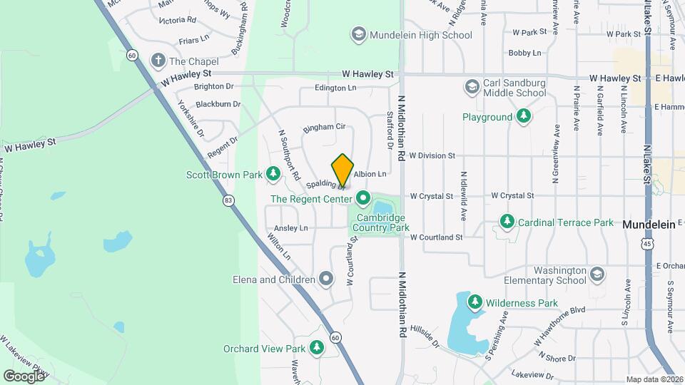 1317 Spalding Dr Map and Location Details