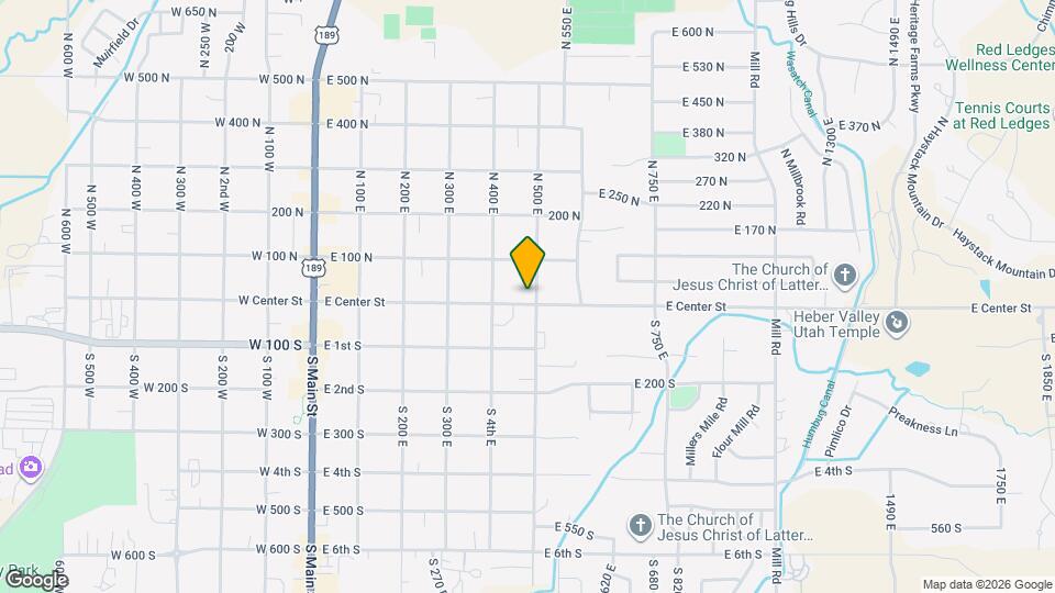 489 E Center St Map and Location Details