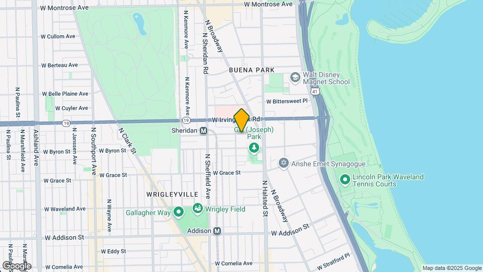 839 W Dakin St Map and Location Details