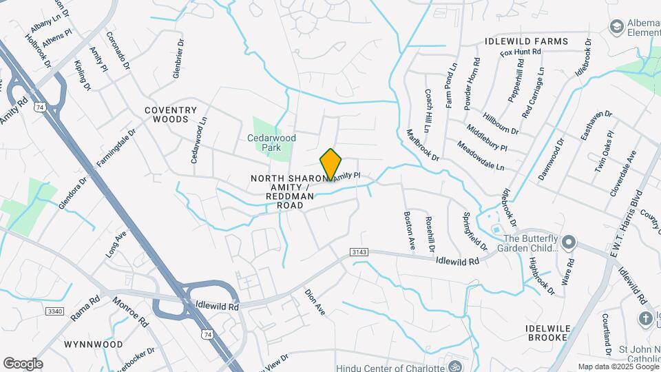 5908 Amity Pl Map and Location Details