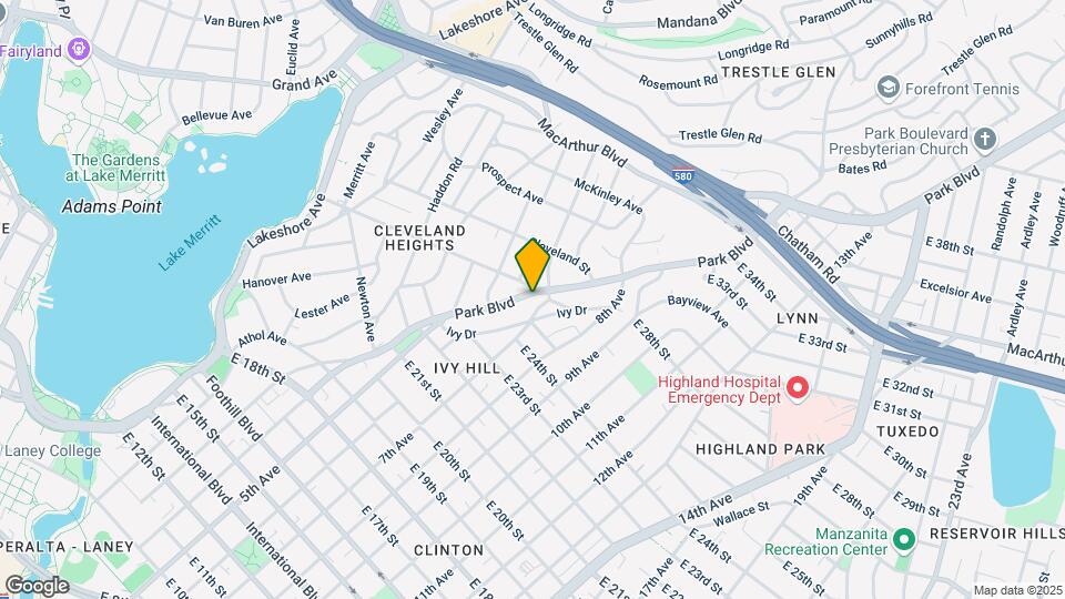 2480 Park Blvd Mapa y Detalles de la Ubicación