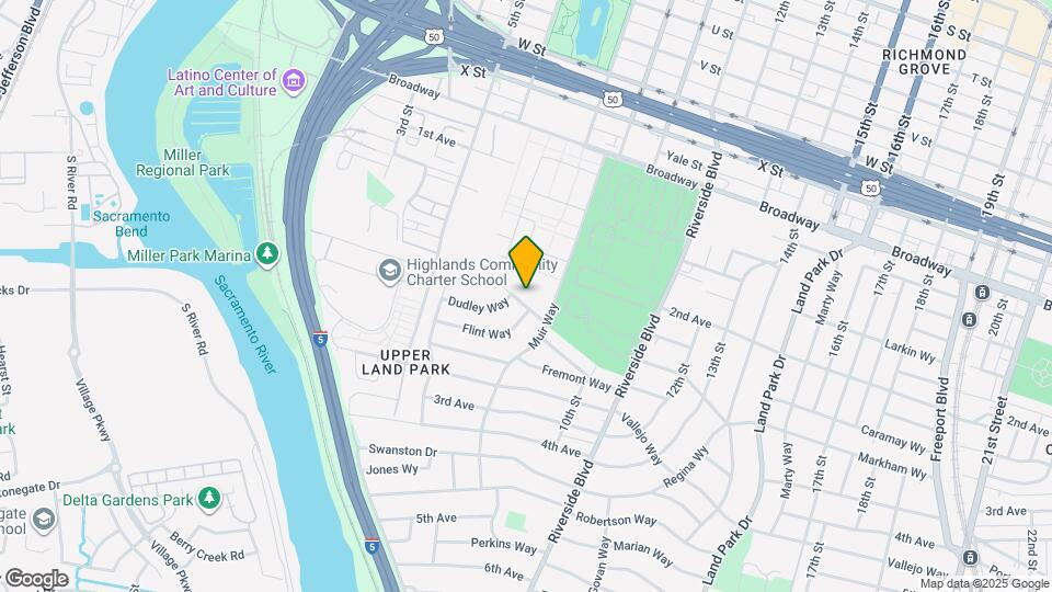 733 McClatchy Way Map and Location Details