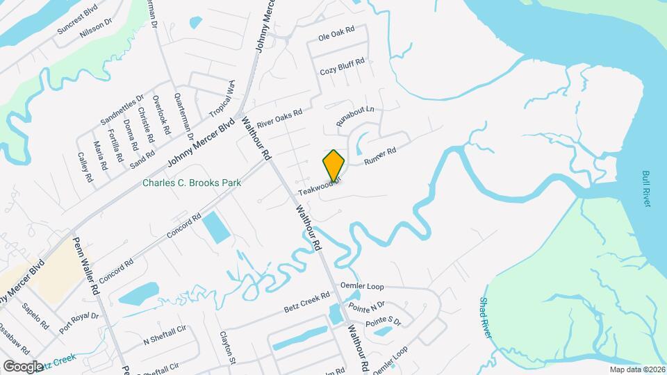 7 Teakwood Dr Map and Location Details