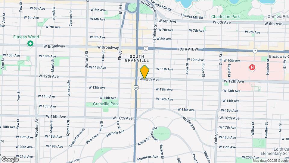 1450 West 12th Supportive Housing Map and Location Details