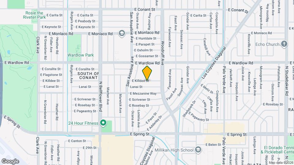 5812 E Killdee St Map and Location Details