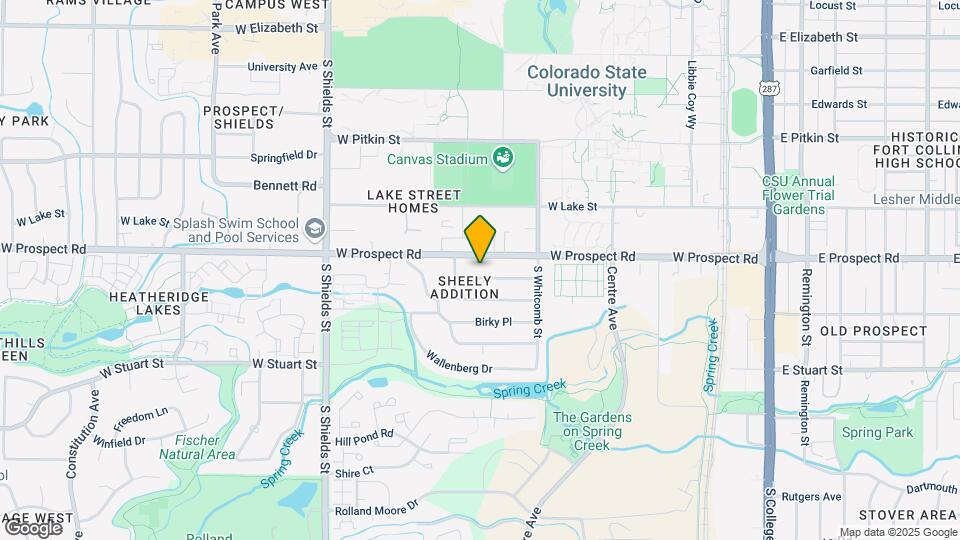 838 Balsam Ln Map and Location Details