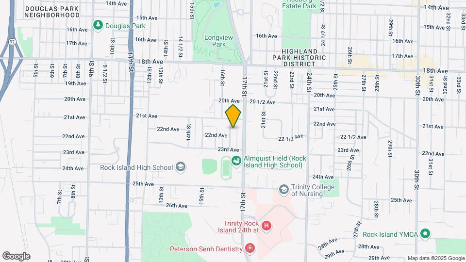 2123 16th St, Unit Studio 1 Map and Location Details