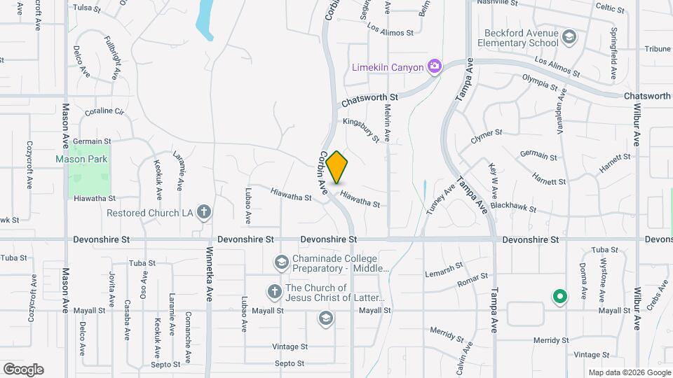 19725 Hiawatha St Mapa y Detalles de la Ubicación