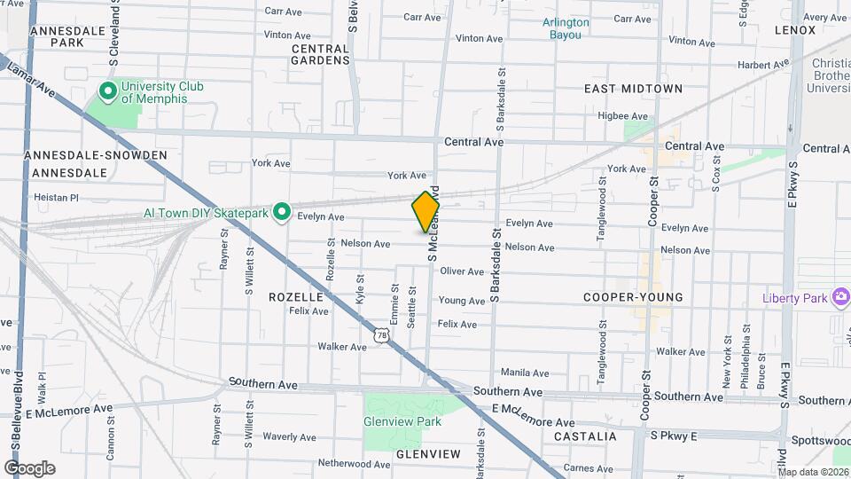 1806 Nelson Ave Mapa y Detalles de la Ubicación