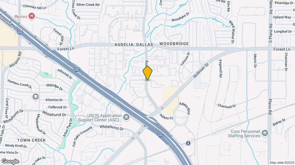11480 Audelia Rd Map and Location Details