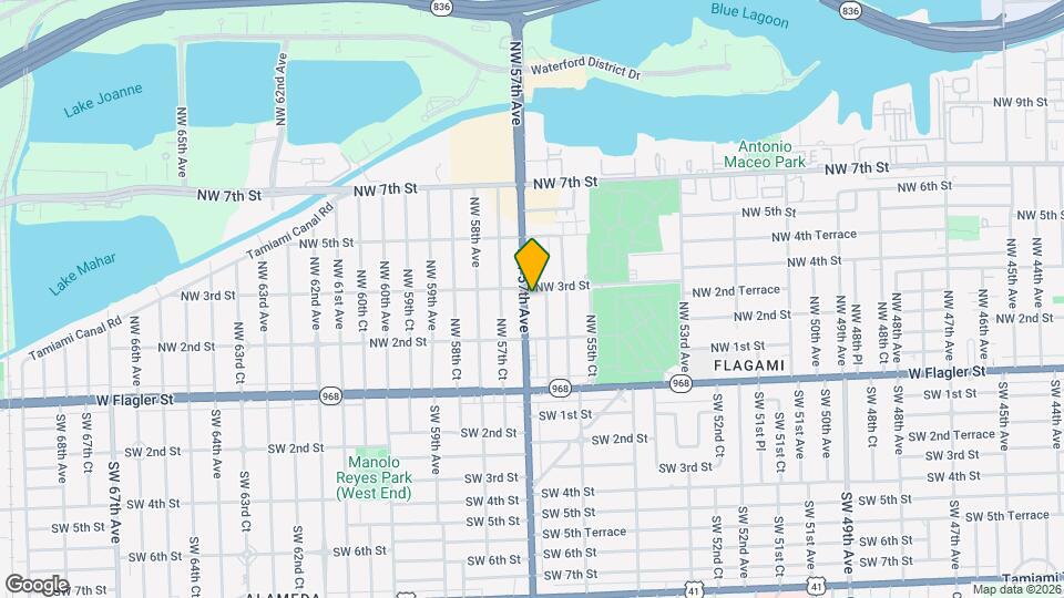 295 NW 57th Ave Map and Location Details