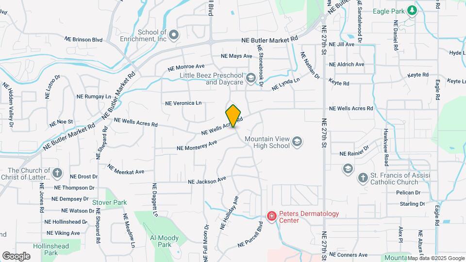 2843 NE Purcell Blvd Map and Location Details