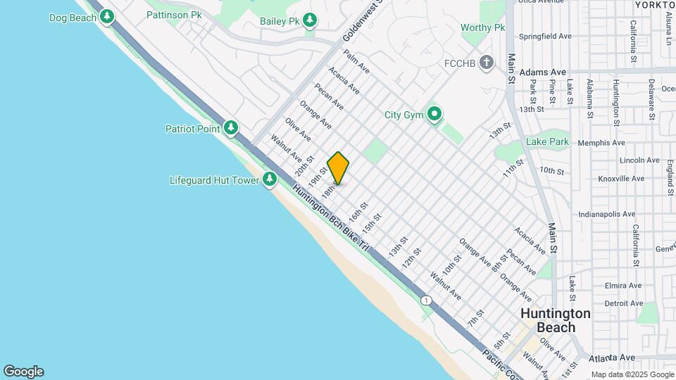 202 18th St Map and Location Details