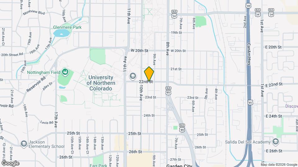 912 22nd St Map and Location Details