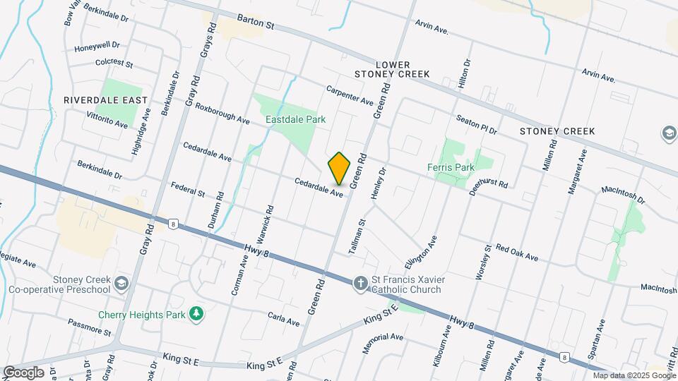 265 Cedardale Ave Map and Location Details