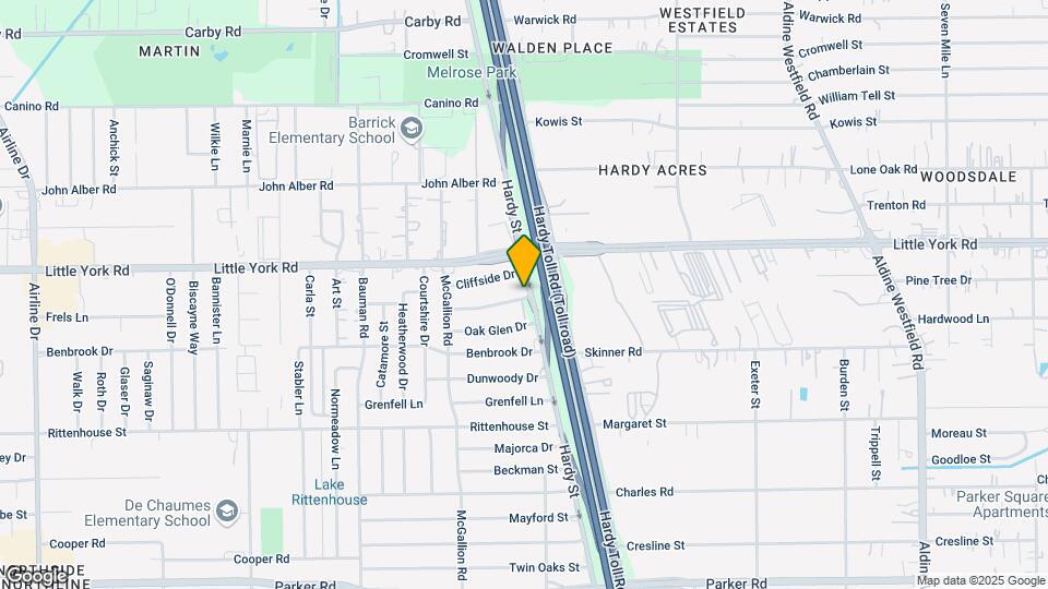 11605 W Hardy Rd Mapa y Detalles de la Ubicación