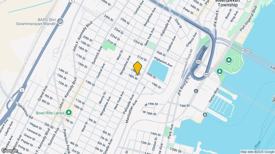 308 18th St Map and Location Details