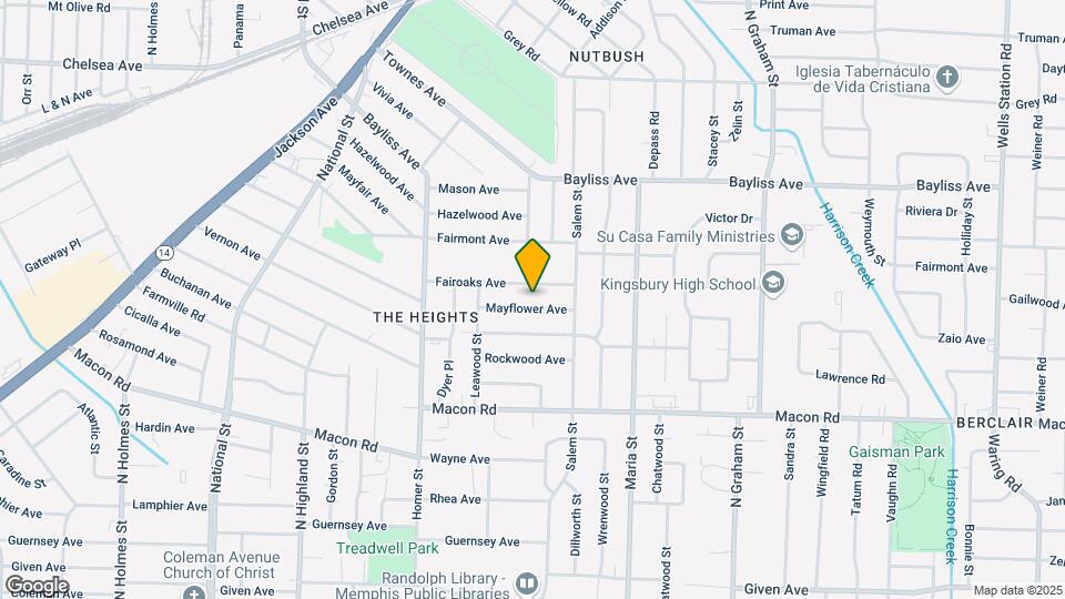 3754 Mayflower Ave Map and Location Details