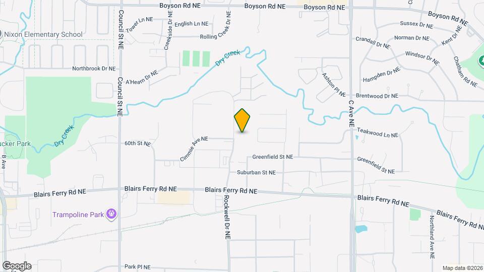 6420 Rockwell Dr Mapa y Detalles de la Ubicación