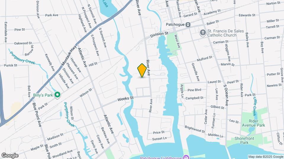 250 River Ave Mapa y Detalles de la Ubicación