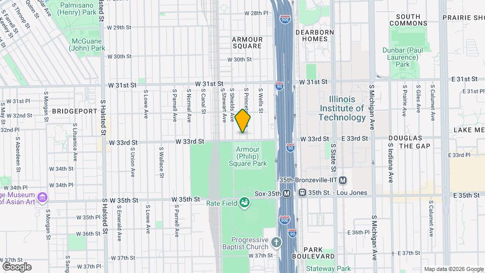 3252 S Princeton Ave Map and Location Details