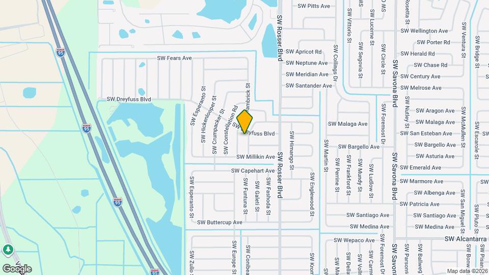 3262 SW Cohutta St Map and Location Details