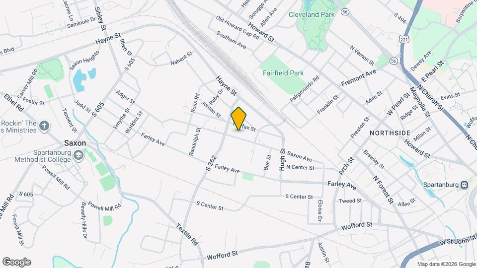 696 Saxon Ave Map and Location Details