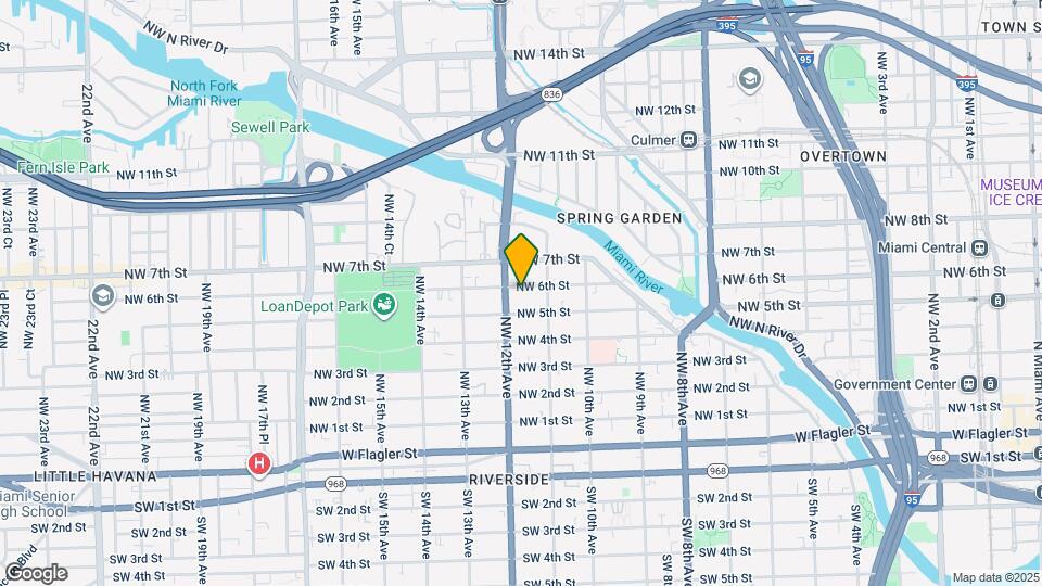 1152 NW 6th St Map and Location Details
