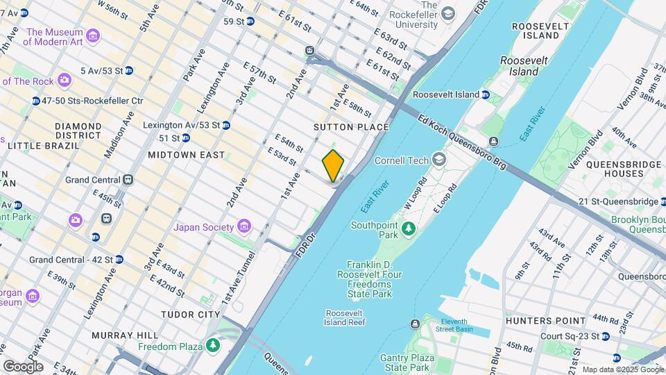 438 W 52nd St Map and Location Details