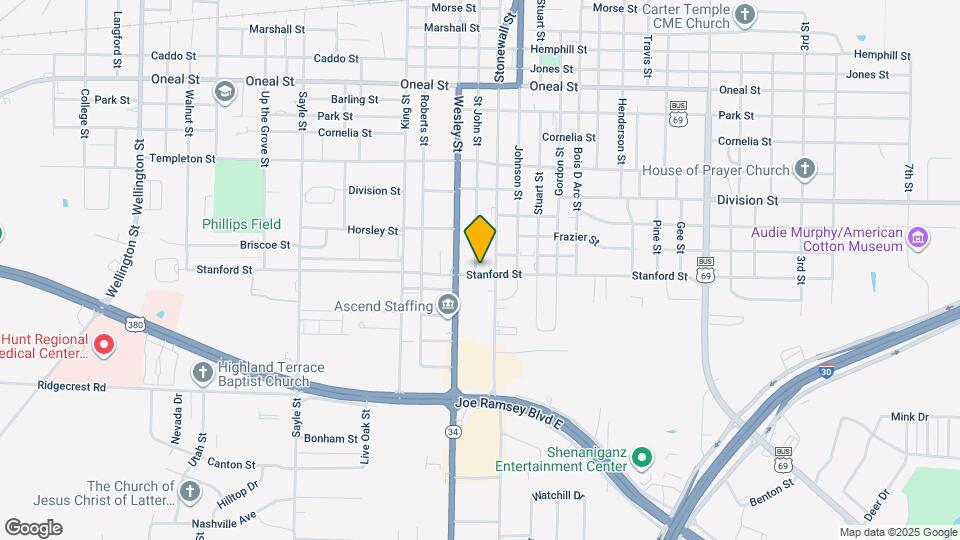 2616 Stanford St Map and Location Details