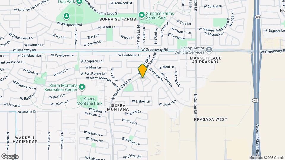 17412 W Langer Ln Map and Location Details