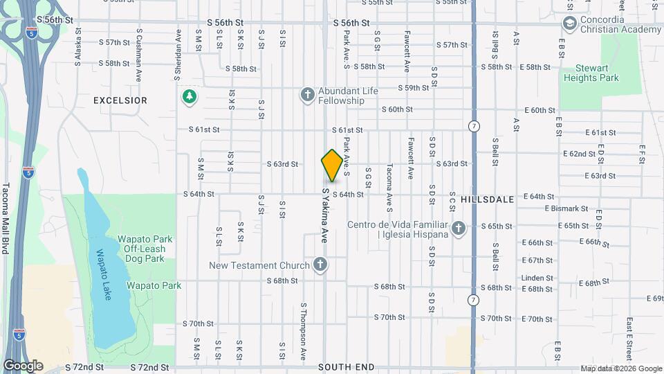 6323 S Yakima Ave Map and Location Details