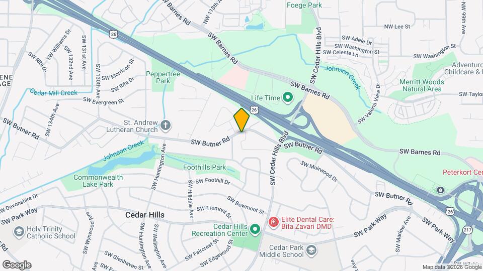 11800 SW Butner Rd Mapa y Detalles de la Ubicación