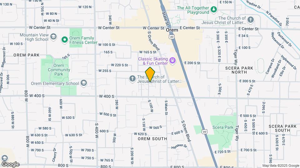 335 S 100 W Map and Location Details
