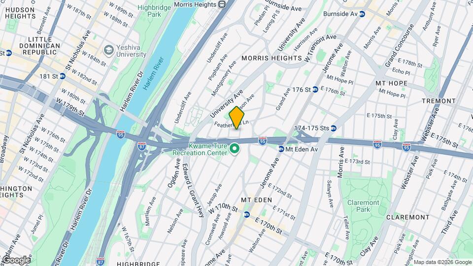 1591 Jesup Ave Map and Location Details