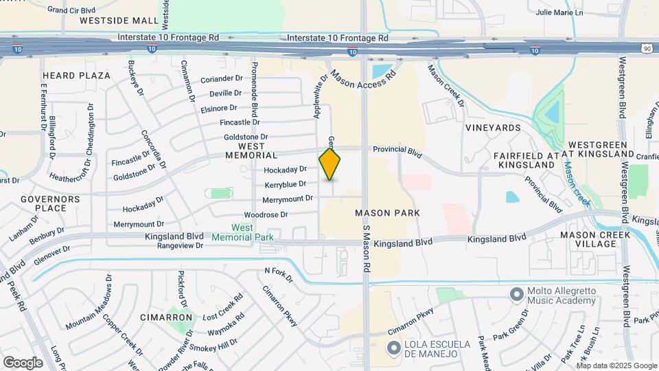 442 Gentilly Dr Mapa y Detalles de la Ubicación