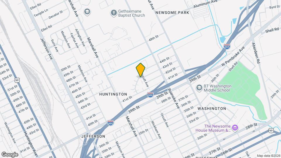 4247 Orcutt Ave Map and Location Details