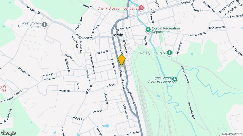 105 W 5th St Mapa y Detalles de la Ubicación