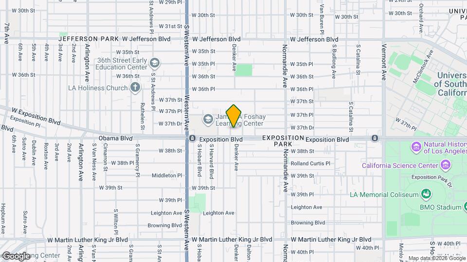 3764 S La Salle Ave Map and Location Details