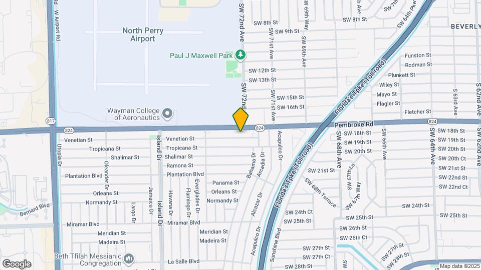 7221 Venetian St Map and Location Details