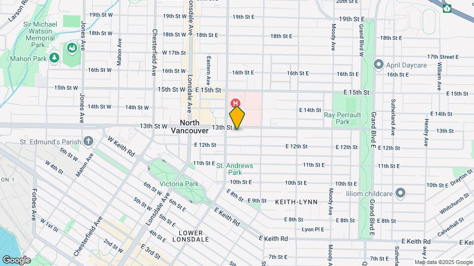 225 13th St Map and Location Details