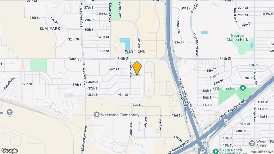 6107 36th St Map and Location Details