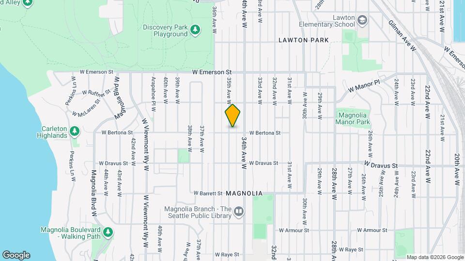 3420 W Bertona St Mapa y Detalles de la Ubicación